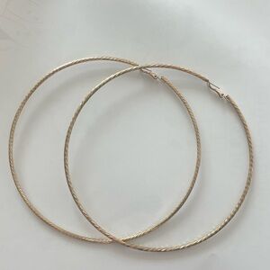 OVERSIZED X-Large Hoop Earrings